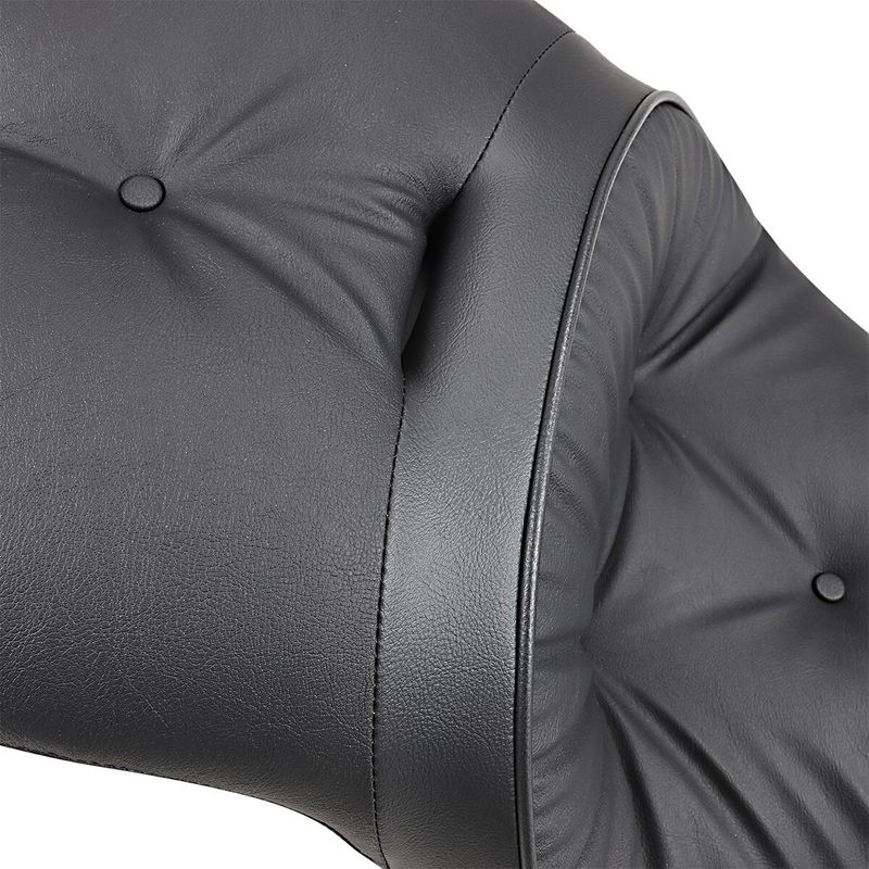 Touringsadel Drag Specialties 2 Pillow läder vinyl svart Touring 09-24, Trike 14-21