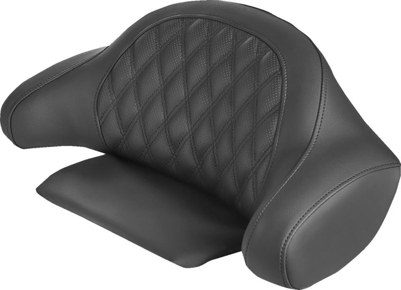 Kåpa ryggstödsdyna Saddlemen Roadsofa Lattice Sofa läder svart Touring 90-13