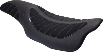 Sadel Mustang Kodlin Fred Skyline svart Touring 08-upp, Trike 14-21