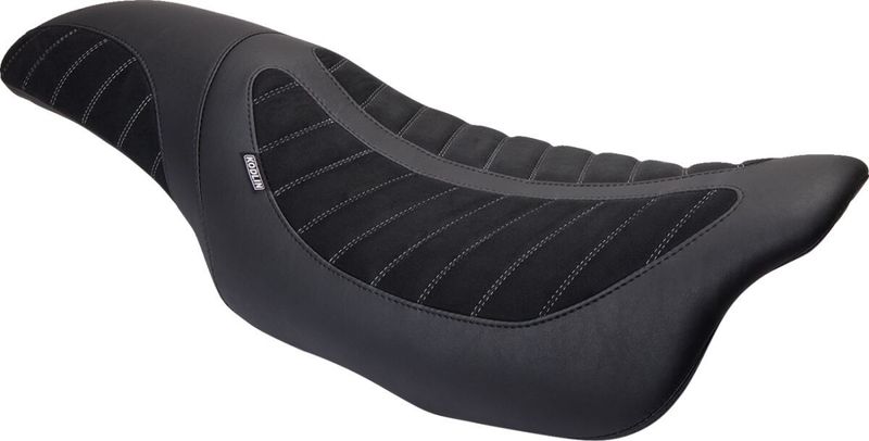 Sadel Mustang Kodlin Fred Skyline svart Touring 08-upp, Trike 14-21