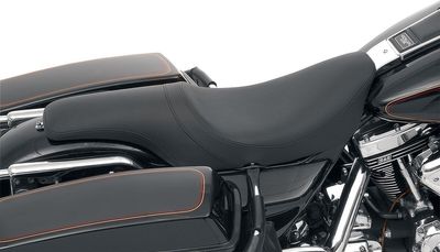 Sadel Drag Specialties Predator vinyl svart slät Touring 97-07