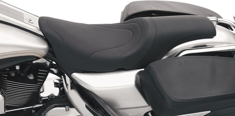 Sadel Drag Specialties Predator vinyl svart Touring 97-07
