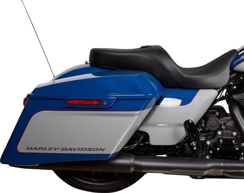 Touringsadel Drag Specialties Freedom slät vinyl Touring 09-24, Trike 14-21