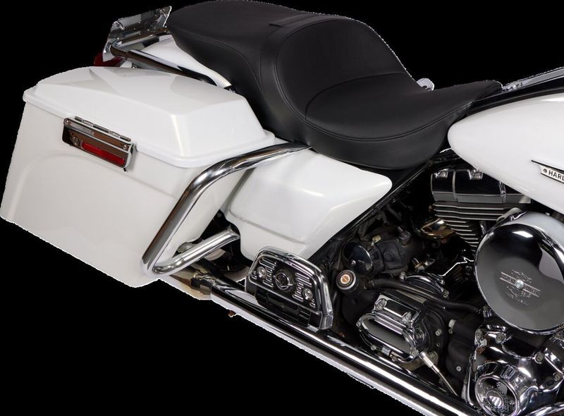 Touringsadel Drag Specialties Freedom svart slät vinyl Touring 96-24