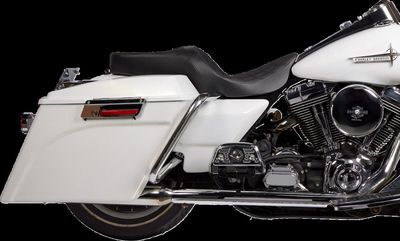 Touringsadel Drag Specialties Freedom svart vinyl dubbel Touring 96-24 08011504-4676B
