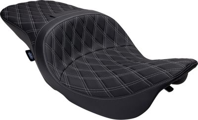 Touringsadel Drag Specialties Freedom svart vinyl dubbel Touring 96-24 08011506-4676C