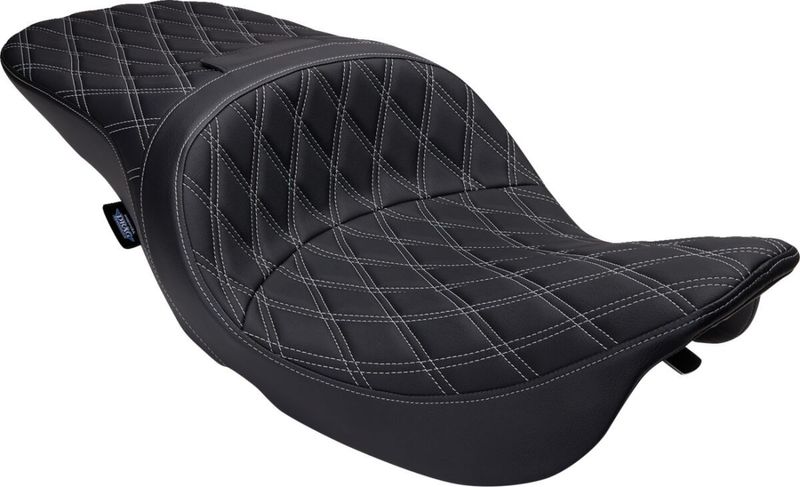 Touringsadel Drag Specialties Freedom svart vinyl dubbel Touring 96-24 08011506-4676C