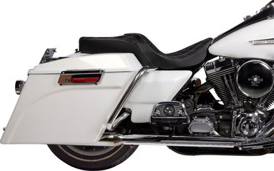 Touringsadel Drag Specialties Freedom svart vinyl dubbel Touring 96-24 08011506-4676C