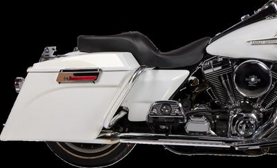Touringsadel Drag Specialties Freedom svart vinyl slät Touring 96-24