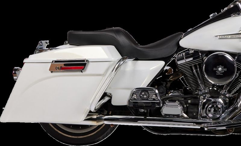 Touringsadel Drag Specialties Freedom svart vinyl slät Touring 96-24