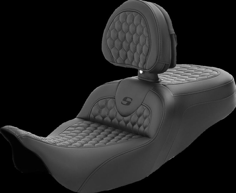Sadel Saddlemen Honeycomb Roadsofa Sofa uppvärmda Touring 08-24 808-07B-189BR