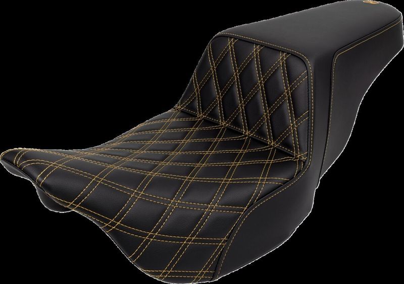 Sadel Saddlemen Lattice Step-Up Front Touring 08-24 guld