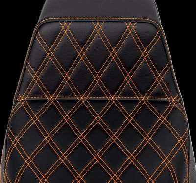 Sadel Saddlemen Lattice Step-Up Front Touring 08-24 orange