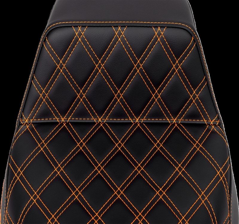Sadel Saddlemen Lattice Step-Up Front Touring 08-24 orange
