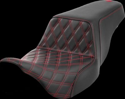 Sadel Saddlemen Lattice Step-Up Front Touring 08-24 röd