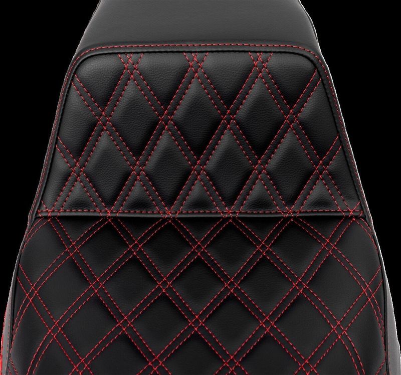 Sadel Saddlemen Lattice Step-Up Front Touring 08-24 röd