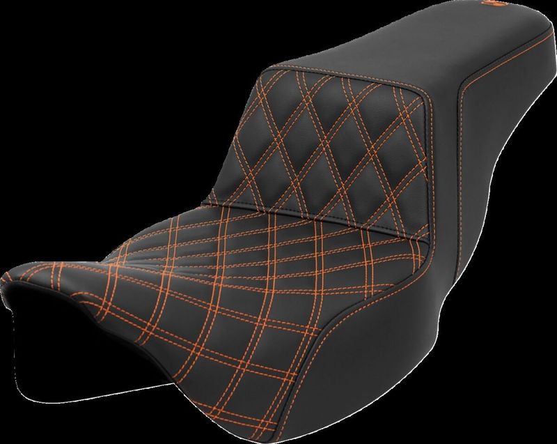 Sadel Saddlemen Lattice Step-Up Front förlängd Touring 08-24 orange