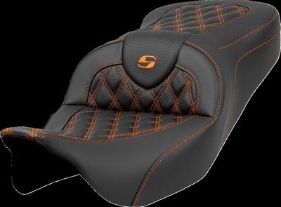 Sadel Saddlemen Roadsofa Lattice Sofa Touring 08-24 orange