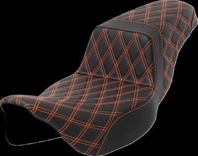 Sadel Saddlemen Lattice Step-Up Reach förlängd Touring 08-24 orange