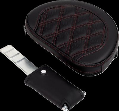 Sadel Saddlemen Roadsofa Lattice Sofa Burgundy med ryggstöd Touring 08-24