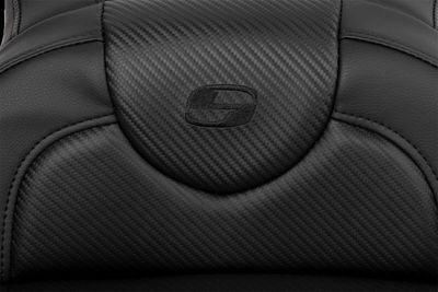 Sadel Saddlemen Roadsofa Sofa kolfiber med ryggstöd svart Touring 08-24