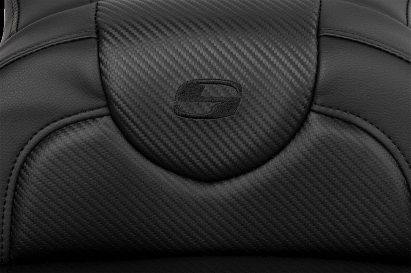 Sadel Saddlemen Roadsofa Sofa kolfiber med ryggstöd svart Touring 08-24