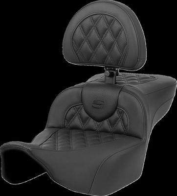 Sadel Saddlemen Roadsofa Reach förlängd med ryggstöd Touring 23-upp 823-07-184BR
