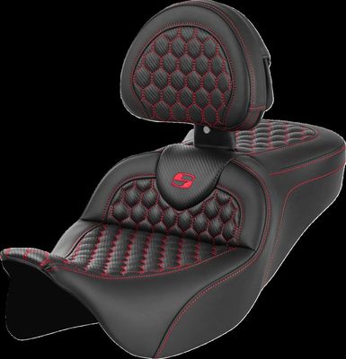 Sadel Saddlemen Honeycomb Roadsofa Sofa röd Touring 08-24 808-07B-189B4
