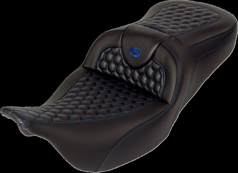 Sadel Saddlemen Honeycomb Roadsofa Sofa blå Touring 08-24 808-07B-189B1