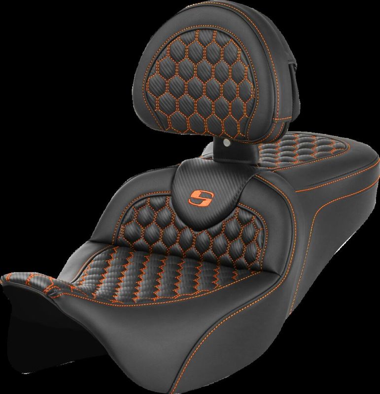 Sadel Saddlemen Honeycomb Roadsofa Sofa orange Touring 08-24 808-07B-189B3