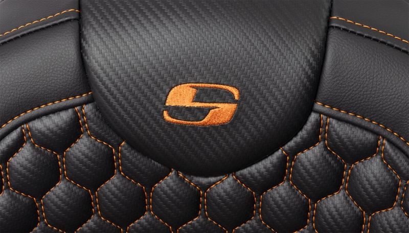 Sadel Saddlemen Honeycomb Roadsofa Sofa orange Touring 08-24 808-07B-189B3