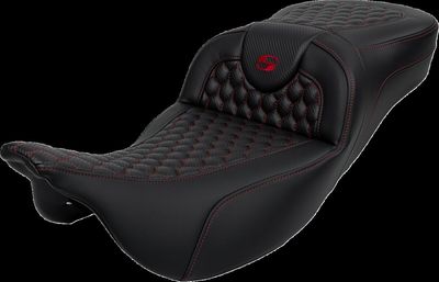 Sadel Saddlemen Honeycomb Roadsofa Sofa röd Touring 08-24 808-07B-19004