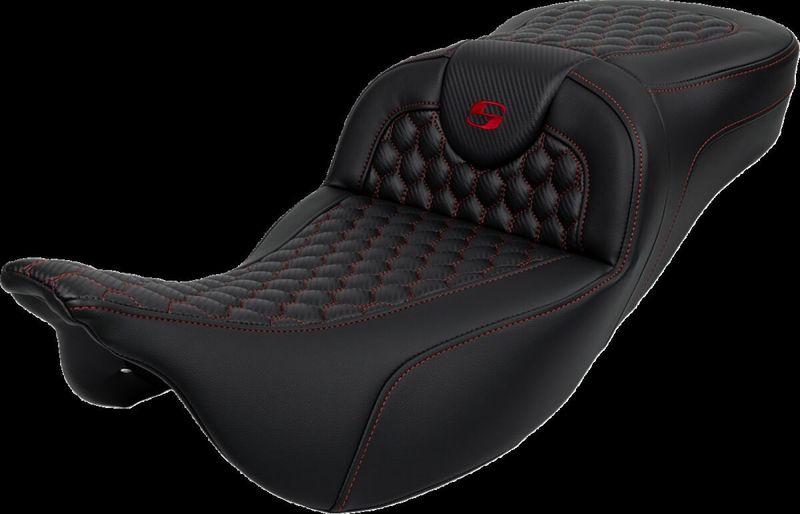 Sadel Saddlemen Honeycomb Roadsofa Sofa röd Touring 08-24 808-07B-19004