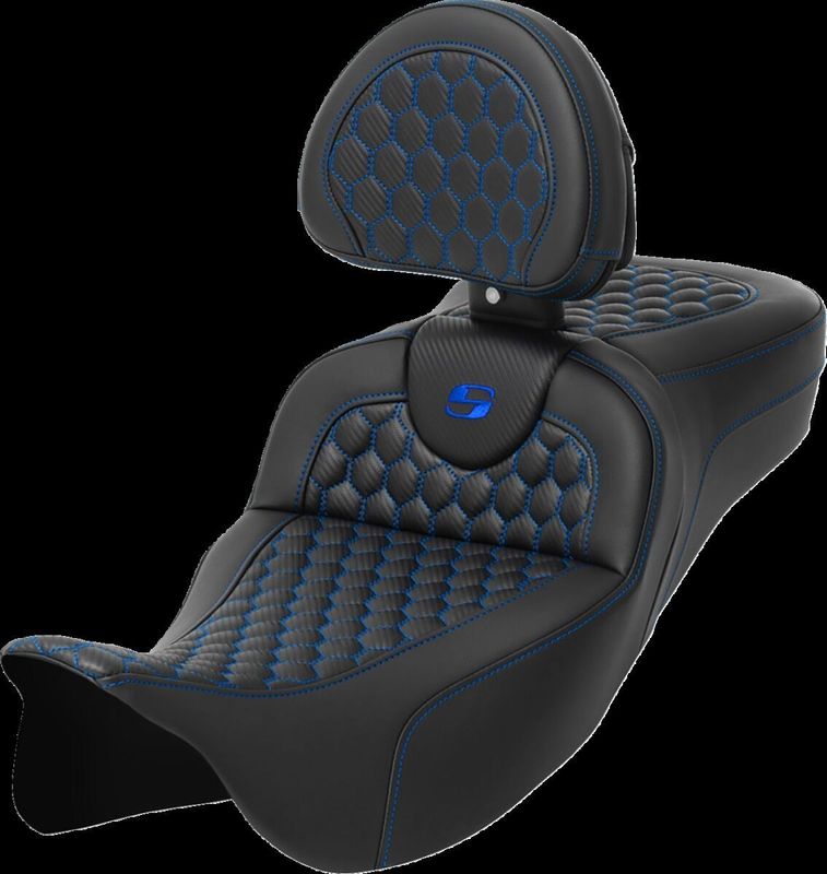 Sadel Saddlemen Honeycomb Roadsofa Sofa Touring 08-upp blå