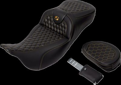 Sadel Saddlemen Honeycomb Roadsofa Sofa guld Touring 08-upp 808-07B-190B7