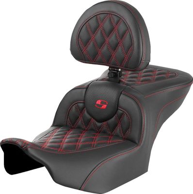 Sadel Saddlemen Roadsofa Lattice röd Touring 23-upp 823-07-182B4