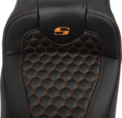 Sadel Saddlemen Roadsofa Reach förlängd orange Touring 23-upp 823-07-190B3