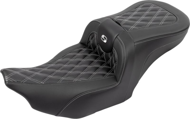 Sadel Saddlemen Roadsofa Lattice kolfiber silver Touring 23-upp