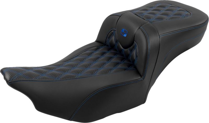 Sadel Saddlemen Roadsofa Reach förlängd kolfiber blå Touring 23-upp 823-07-207B1
