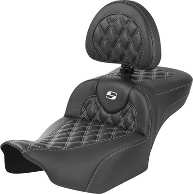 Sadel Saddlemen Roadsofa Reach förlängd kolfiber vit Touring 23-upp 823-07-207B6