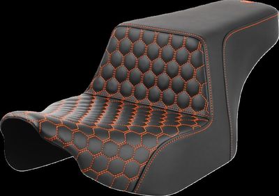 Sadel Saddlemen Honeycomb Step-Up orange Touring 23-upp