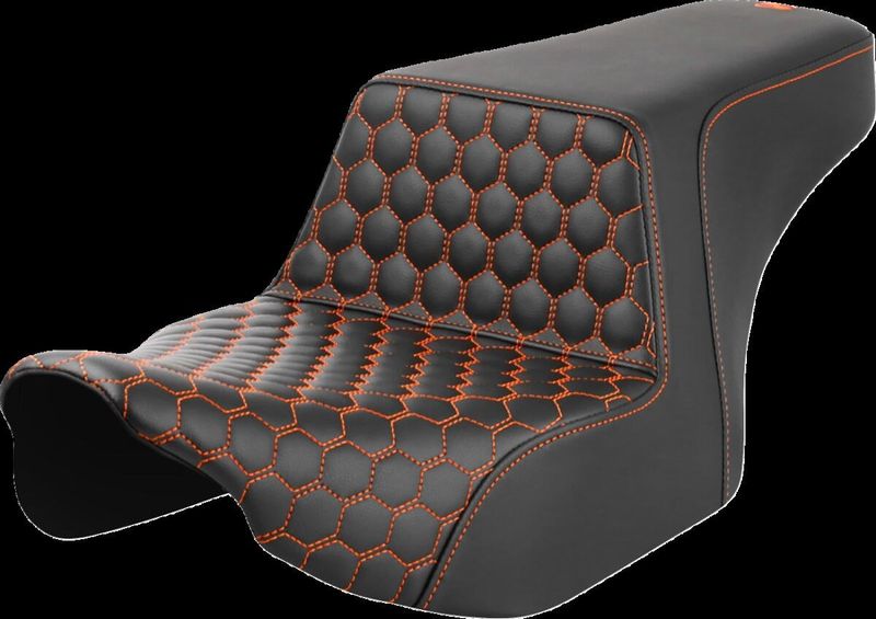 Sadel Saddlemen Honeycomb Step-Up orange Touring 23-upp
