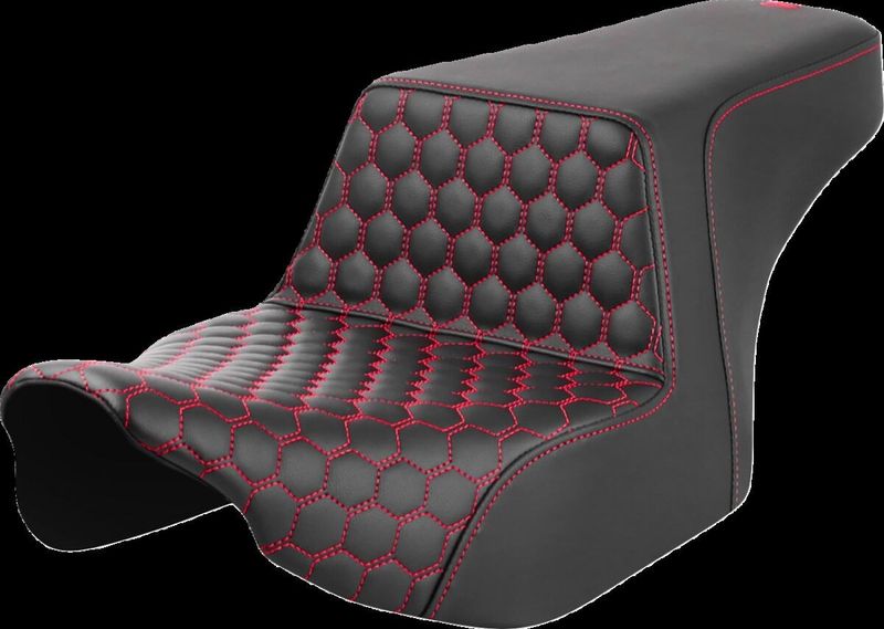 Sadel Saddlemen Honeycomb Step-Up röd Touring 23-upp