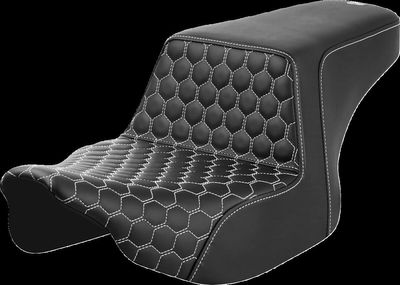 Sadel Saddlemen Honeycomb Step-Up vit Touring 23-upp
