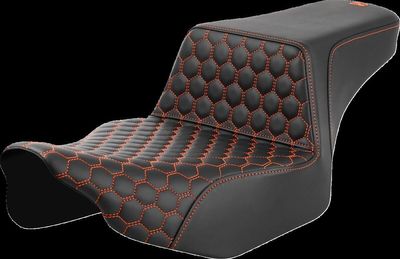 Sadel Saddlemen Honeycomb Step-Up Extendeded Touring 23-upp orange