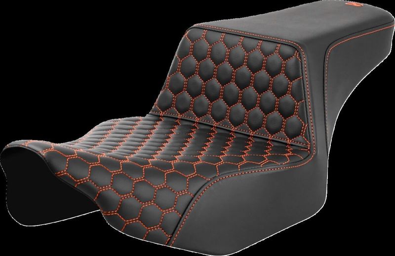 Sadel Saddlemen Honeycomb Step-Up Extendeded Touring 23-upp orange