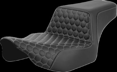 Sadel Saddlemen Honeycomb Step-Up Extendeded Touring 23-upp silver