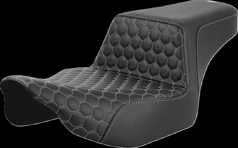 Sadel Saddlemen Honeycomb Step-Up Extendeded Touring 23-upp silver