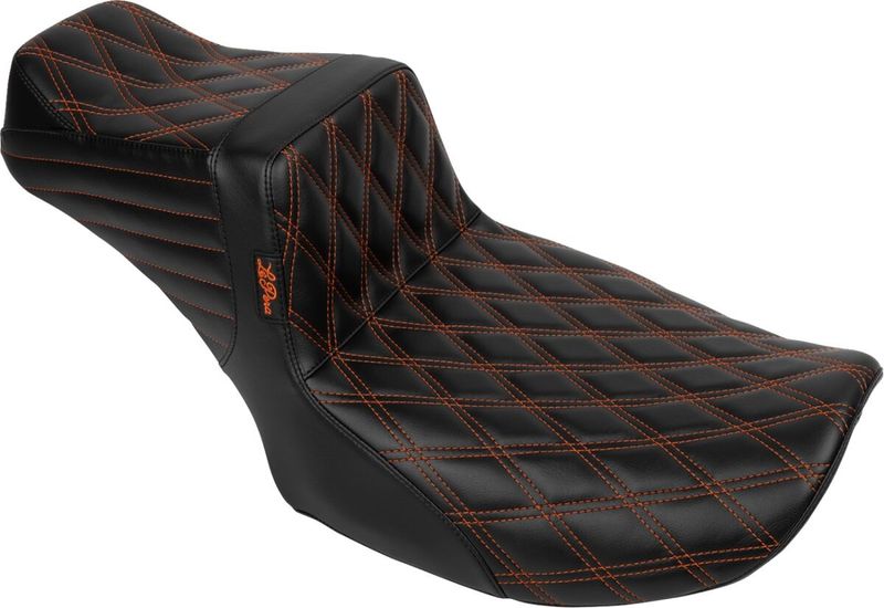 Sadel Le Pera Tailwhip Daddy lång orange Touring 23-upp