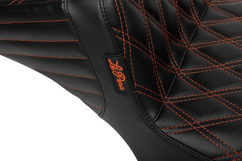 Sadel Le Pera Tailwhip Daddy lång orange Touring 23-upp